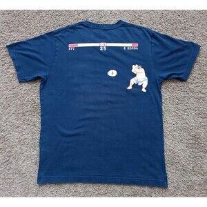Street Fighter T-Shirt Men's Small Navy Blue Short Sleeve